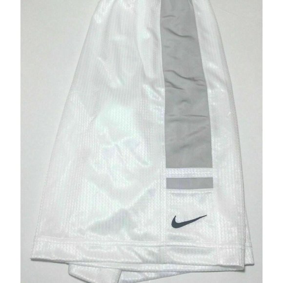 Nike Franchise Basketball Training Workout Shorts Boys XL White 522433 NEW - Picture 2 of 3